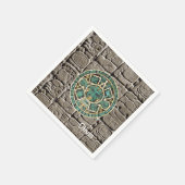 Papier Napkins, Aztec Servet (Hoek)