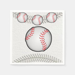 Papier Napkins Baseball Servet