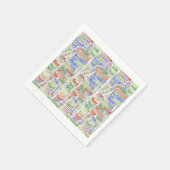 Papier Napkins Basketball Player Servet (Hoek)