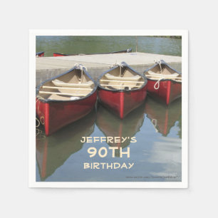 Papier Napkins Birthday Party, 90th Birthday Servetten