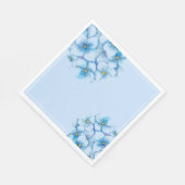 Papier Napkins-Blue Hydrangeas Servet (Hoek)