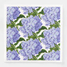 Papier Napkins-Blue Hydrangeas