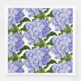 Papier Napkins-Blue Hydrangeas Servet