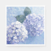 Papier Napkins-Blue Hydrangeas Servet (Voorkant)