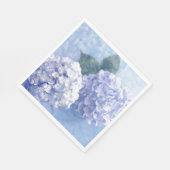 Papier Napkins-Blue Hydrangeas Servet (Hoek)