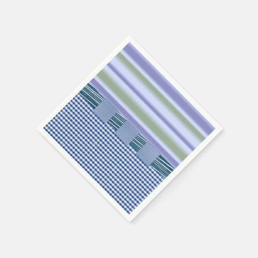 Papier Napkins Blue Servet (Hoek)