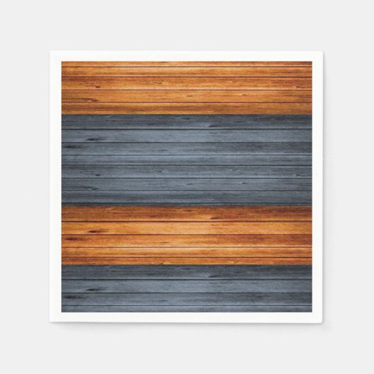 Papier Napkins Blue Servet (Voorkant)