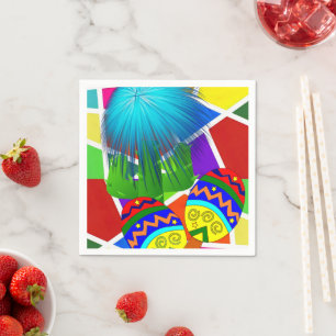 Papier Napkins, Cactus Mexicaans Servet