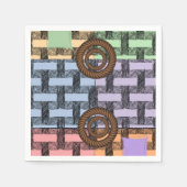 Papier Napkins Circluar Servet (Voorkant)