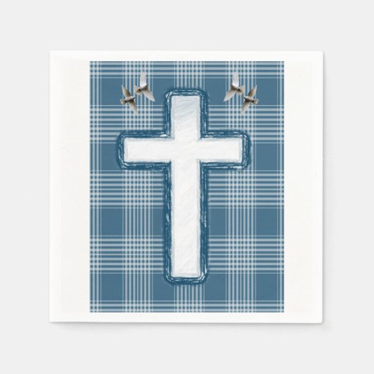 Papier Napkins Cross Servet (Voorkant)