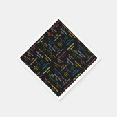 Papier Napkins December, 8 verjaardag Servet (Hoek)