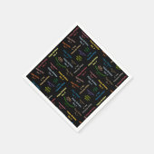 Papier Napkins December, 9 verjaardag Servet (Hoek)