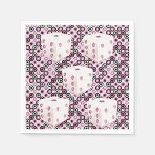 Papier Napkins Dice Servet