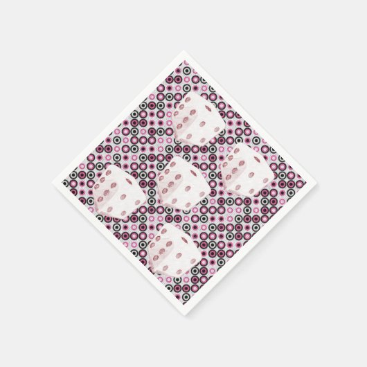 Papier Napkins Dice Servet (Hoek)