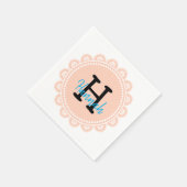 Papier Napkins, Doily Napkins Servet (Hoek)