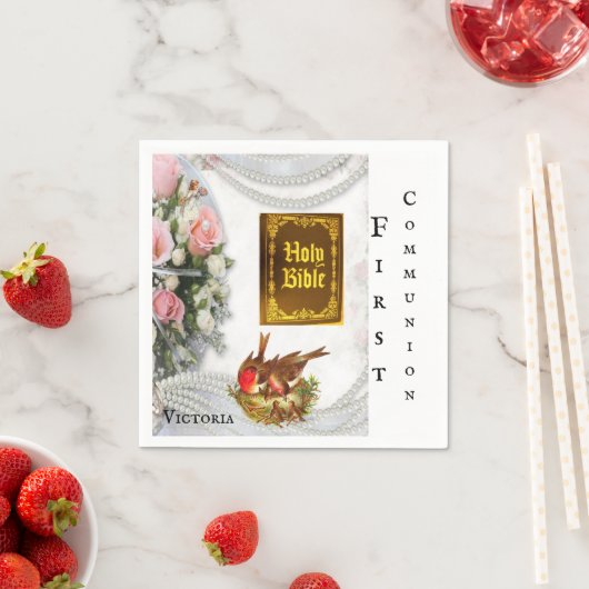 Papier Napkins, eerste Heilige Bijbel van de Gemee Servet (Insitu)