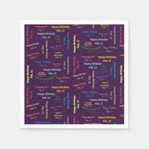 Papier Napkins Februari, 11 Dag Servet