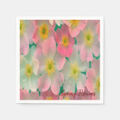 Papier Napkins, Floral Servet (Voorkant)