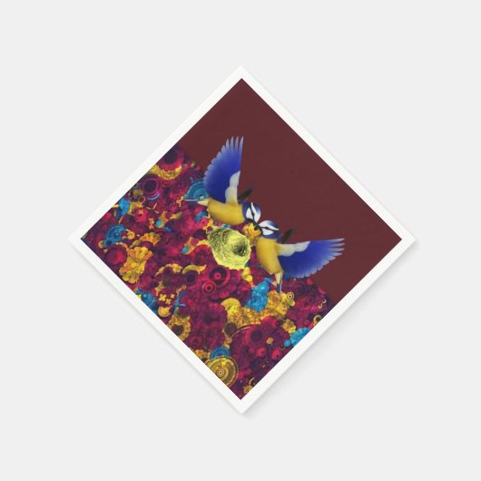 Papier Napkins Floral Servet (Hoek)