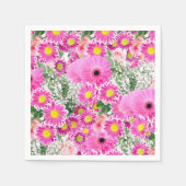 Papier Napkins Floral Servet (Voorkant)