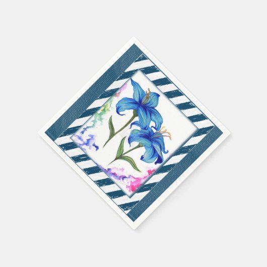 Papier Napkins Floral Servet (Hoek)