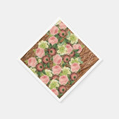 Papier Napkins, Floral Servet (Hoek)
