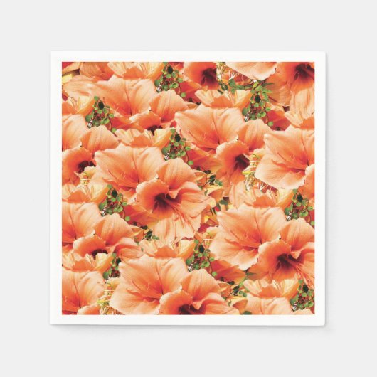 Papier Napkins Floral Servet (Voorkant)
