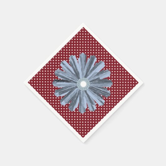 Papier Napkins Floral Servet (Hoek)