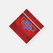 Papier Napkins Floral Servet (Hoek)