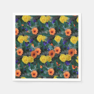 Papier Napkins Floral Servet