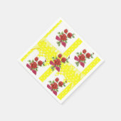 Papier Napkins Floral Servet (Hoek)