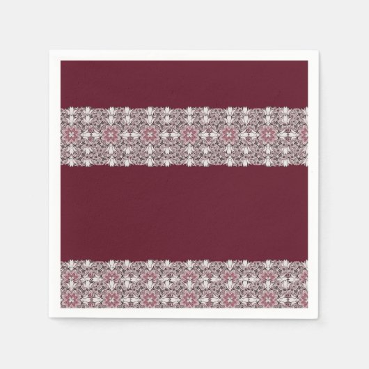 Papier Napkins Floral Servet (Voorkant)