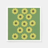 Papier Napkins Floral Servet (Voorkant)