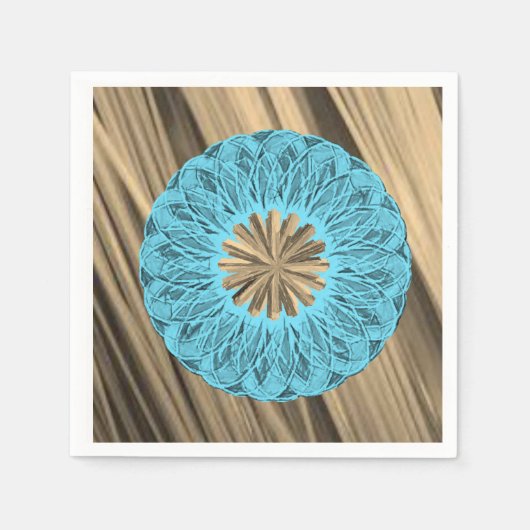 Papier Napkins Floral Servet (Voorkant)