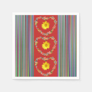 Papier Napkins Floral Servet