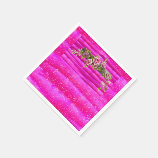 Papier Napkins Floral Servet (Hoek)