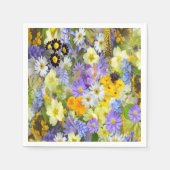 Papier Napkins, Floral Servet (Voorkant)