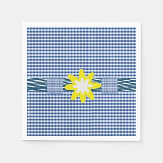 Papier Napkins Floral Servet (Voorkant)