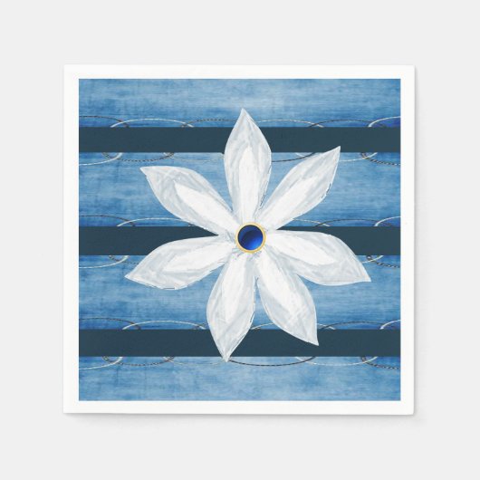 Papier Napkins Floral Servet (Voorkant)