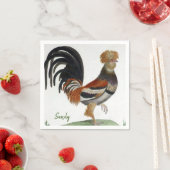 Papier Napkins, Franse vogel Servet (Insitu)