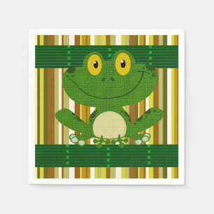 Papier Napkins Frog Servet