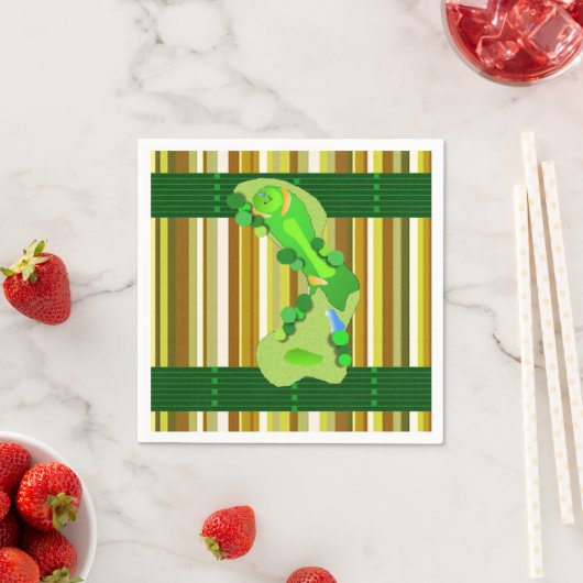 Papier Napkins Golf Servet (Insitu)