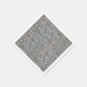 Papier Napkins, grijs Napels Servet (Hoek)