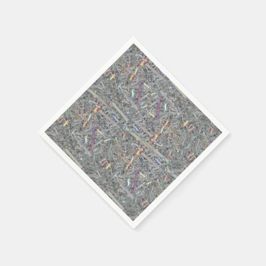 Papier Napkins, grijs Napels Servet (Hoek)