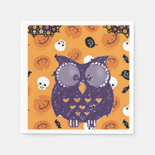 Papier Napkins Halloween Servet (Voorkant)