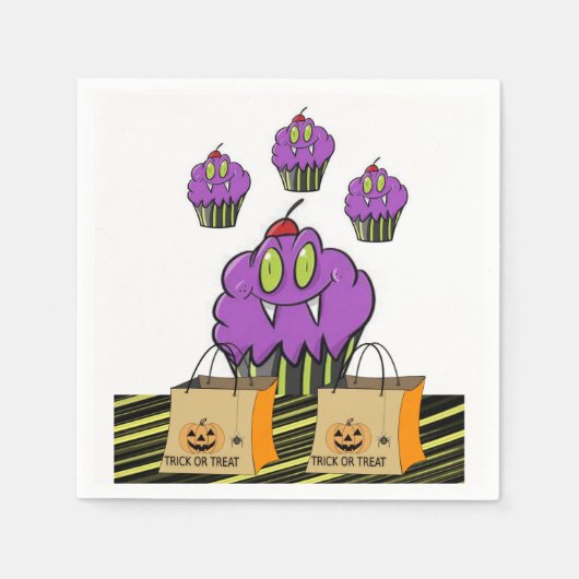 Papier Napkins Halloween Servet (Voorkant)