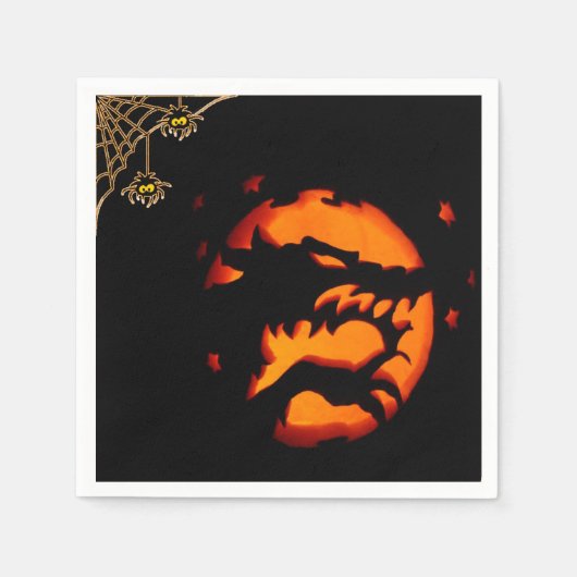 Papier Napkins Halloween Servet (Voorkant)