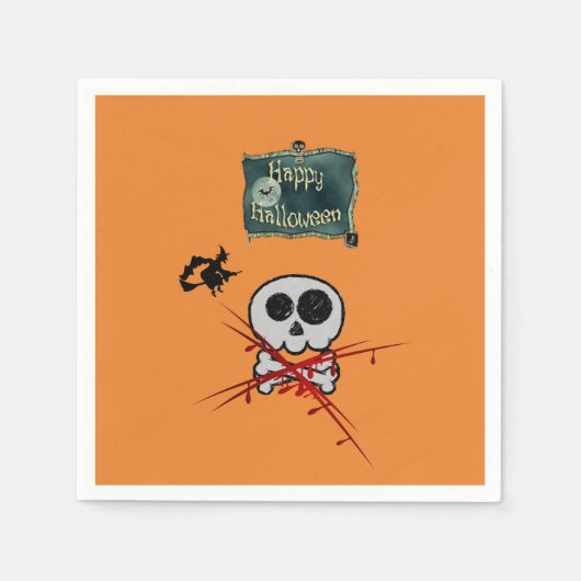 Papier Napkins Halloween Servet (Voorkant)