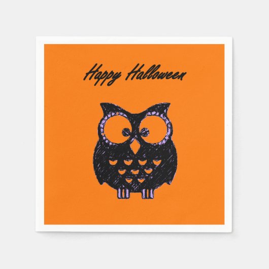 Papier Napkins Halloween Servet (Voorkant)