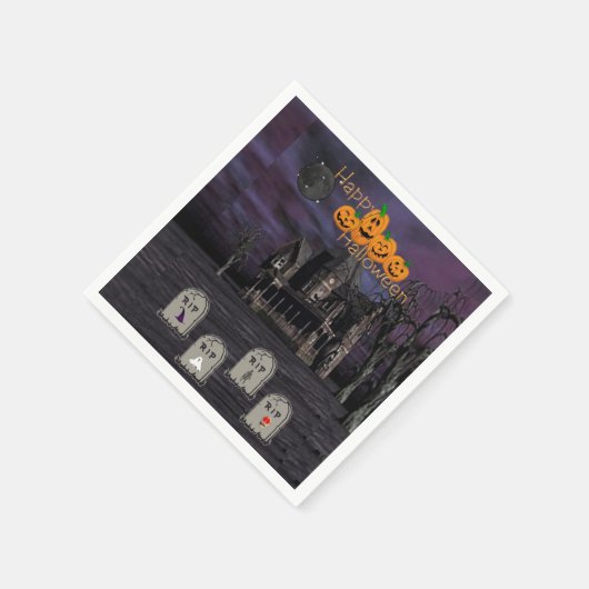 Papier Napkins Halloween Servet (Hoek)